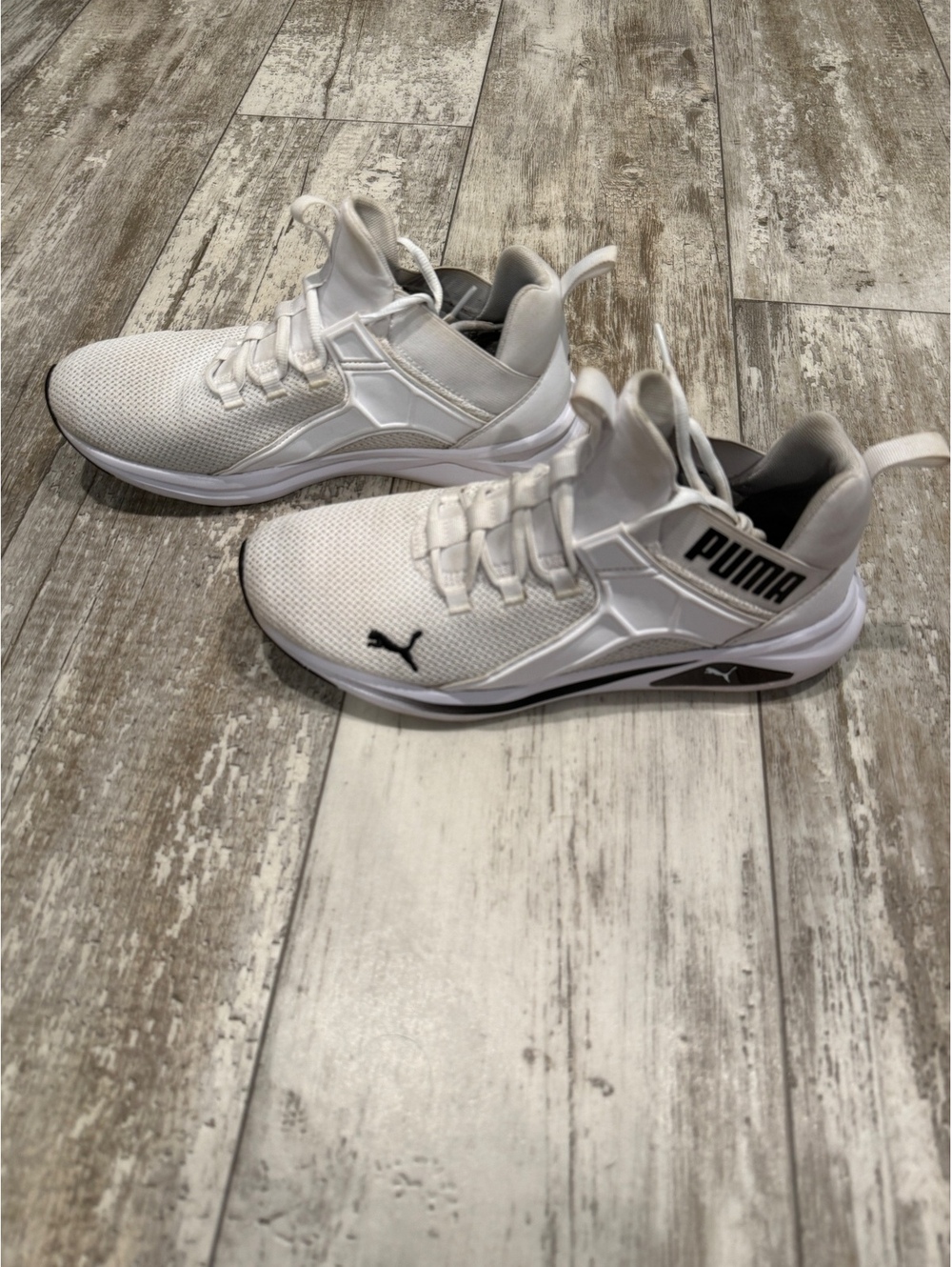 Puma Enzo 2 Revamp Men 10.5 White Black 379253-04